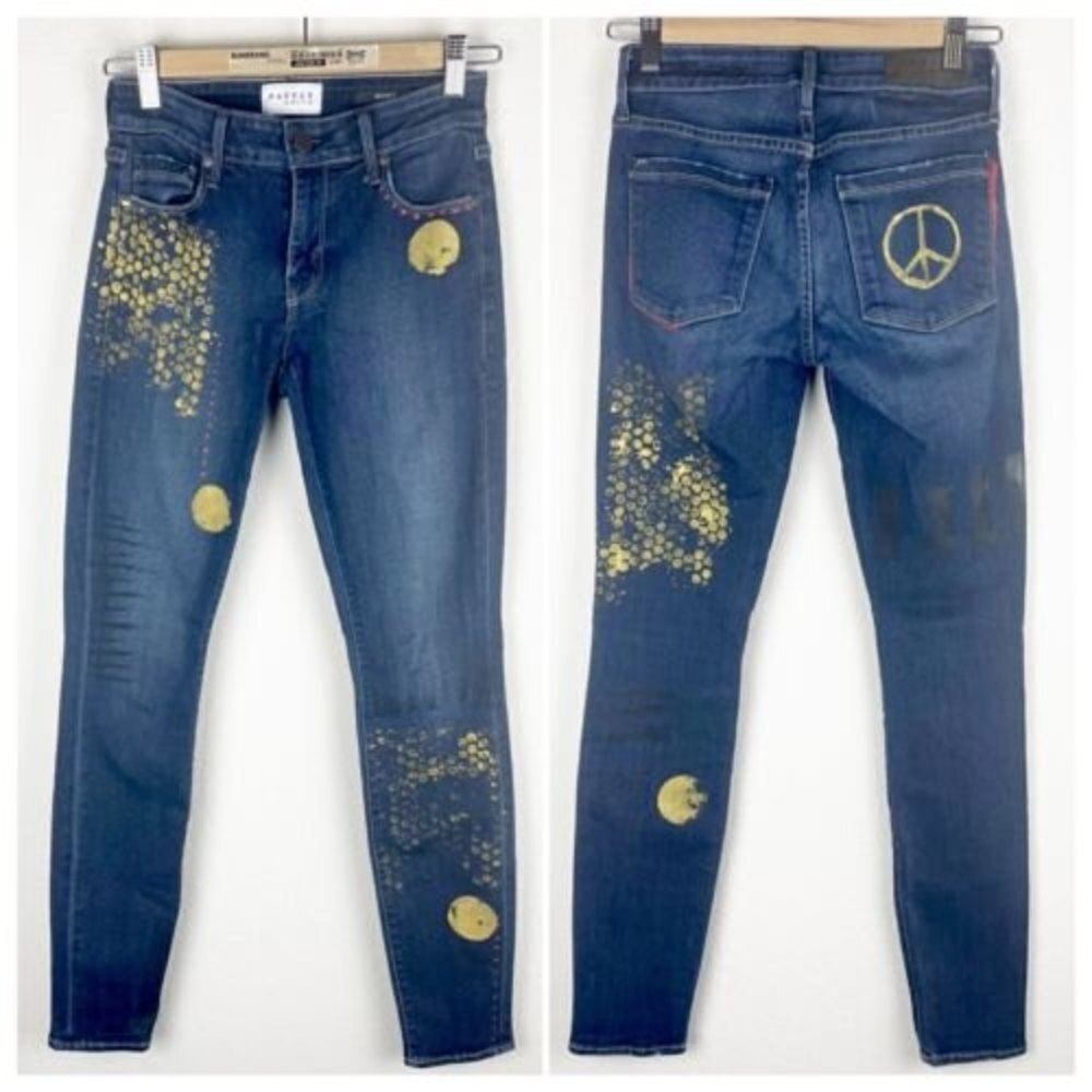 parker smith jeans skinny Abstract‎ designed Size 24​​​​​​